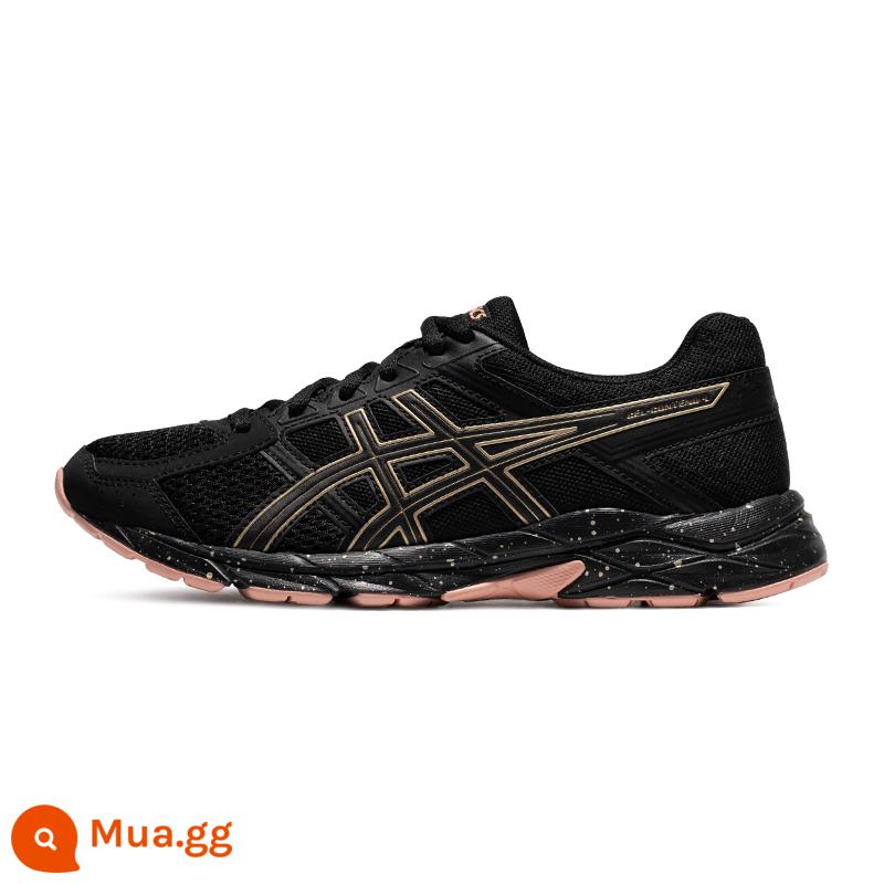 Giày chạy bộ nữ ASICS Arthur GEL-CONTEND 4 Giày thể thao lưới thoáng khí giảm sốc T8D9Q-011 - Màu đen màu vàng