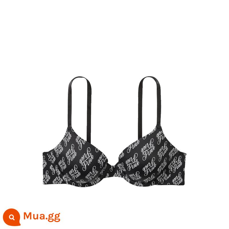 Thẳng xuống 128|Victoria's Secret Áo ngực hồng đĩa ngực liền mạch lưng đẹp đồ lót bé gái 11202804 - In đen 67KA-2804