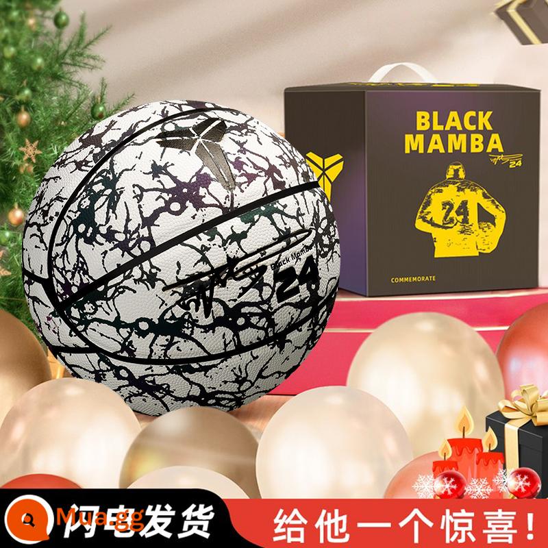 King of handiculin trẻ em trong nhà Kobe Basketball Da trong nhà và ngoài tiêu chuẩn Người lớn số 7 Quà tặng Chuyên nghiệp Bóng rổ 5 - [Cảm giác thoải mái ở cấp độ sự kiện] Lightning White [Gói quà dành cho người lớn số 7]