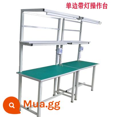 Dây chuyền lắp ráp nhà máy băng tải inox nhôm đùn nguyên liệu dây chuyền sản xuất băng tải băng tải bàn làm việc chống tĩnh điện - Bàn làm việc một mặt 240*80*180