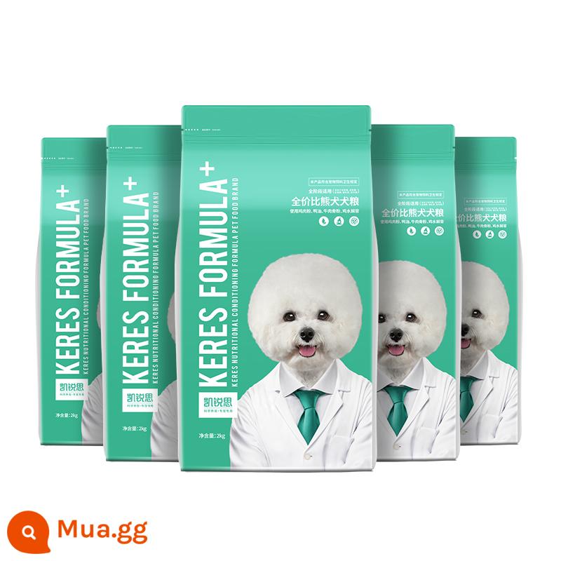 Thức ăn cho chó Keris Bichon Đông khô kết hợp kép Thức ăn cho chó con Chó trưởng thành Loại chung cho chó nhỏ Thức ăn cho chó đặc biệt 10kg20kg - Sữa dê cổ điển