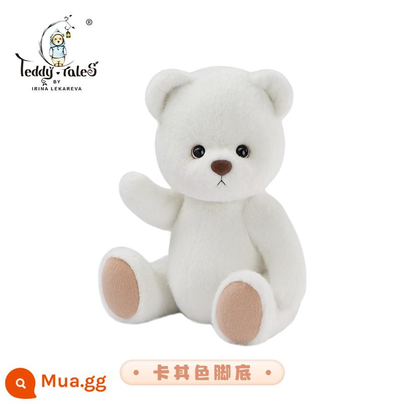 TeddyTales Lena Bear Handmade Teddy Bear Doll Couple Girlfriend Gift Basic Model Medium - Màu trắng kem bán chạy nhất