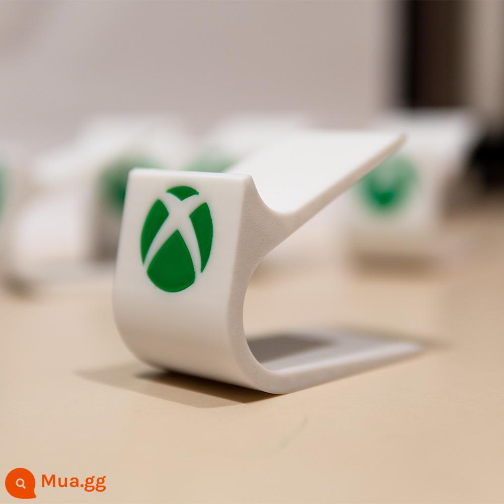 Giá đỡ xbox one tay cầm Giá đỡ máy tính để bàn xboxone cố định Chân đế đôi phụ kiện - LOGO màu xanh lá cây khung trắng