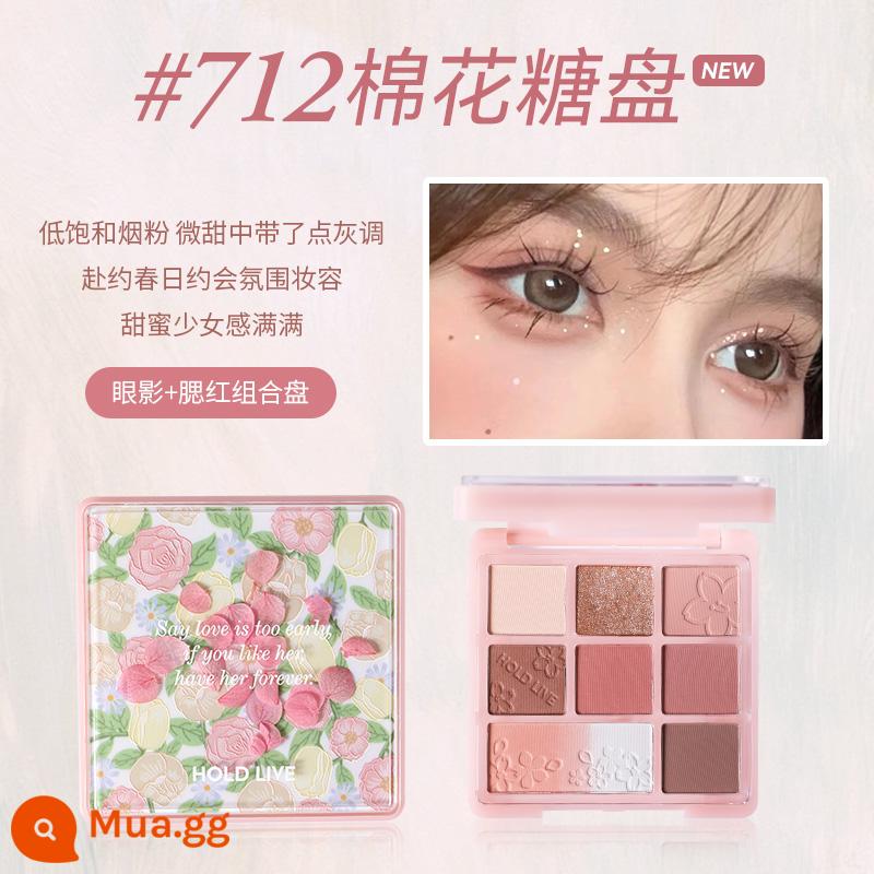 GIỮ SỐNG Vườn Paris Eyeshadow Palette Trà Sữa Màu Đất Hốc Tranh Sơn Dầu Cánh Hoa Hạt Mờ Thỏ Phấn Mắt - 712#kẹo dẻo