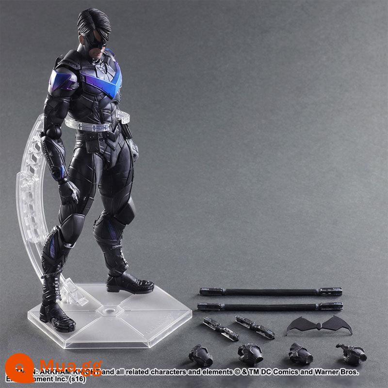 PlayArts thay đổi PA thay đổi truyện tranh DC Batman Superman Wonder Woman Flash Joker di chuyển mô hình - Sửa đổi PA-Nightwing