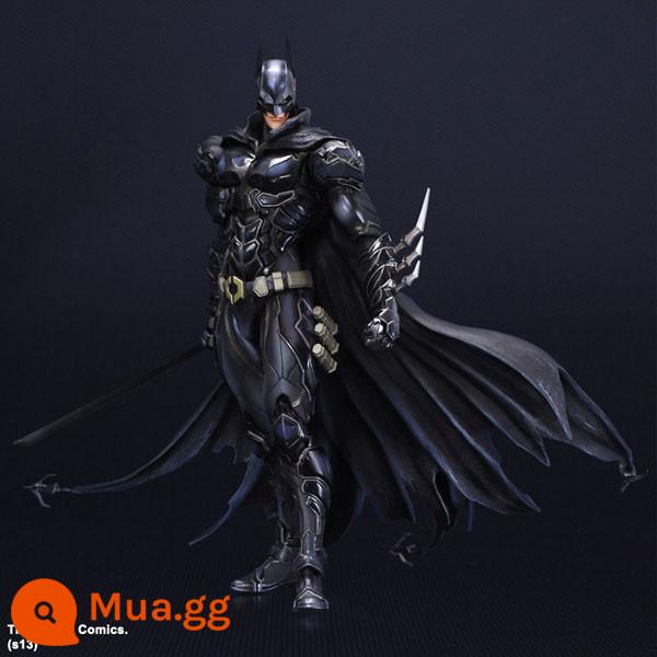 PlayArts thay đổi PA thay đổi truyện tranh DC Batman Superman Wonder Woman Flash Joker di chuyển mô hình - Sửa đổi PA-Batman (giới hạn màu xanh)