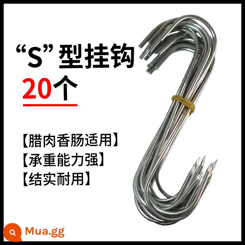 Gia vị xúc xích gia đình ngon Gia vị cay Tứ Xuyên Quảng Đông Gia vị Tứ Xuyên Gia vị xúc xích nhồi Gia vị xúc xích - Dụng cụ treo xúc xích-20 móc inox