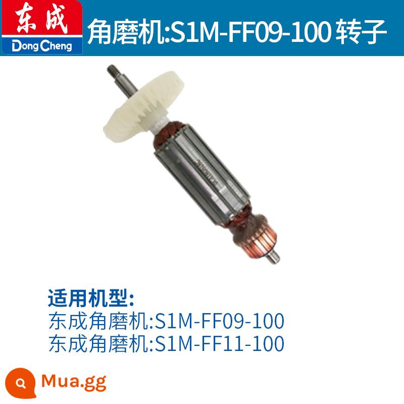 Máy mài góc Dongcheng cánh quạt Daquan S1M-FF03/04/05-100 phụ kiện chính hãng đầy đủ phụ kiện động cơ dây đồng - Rôto S1M-FF09-100