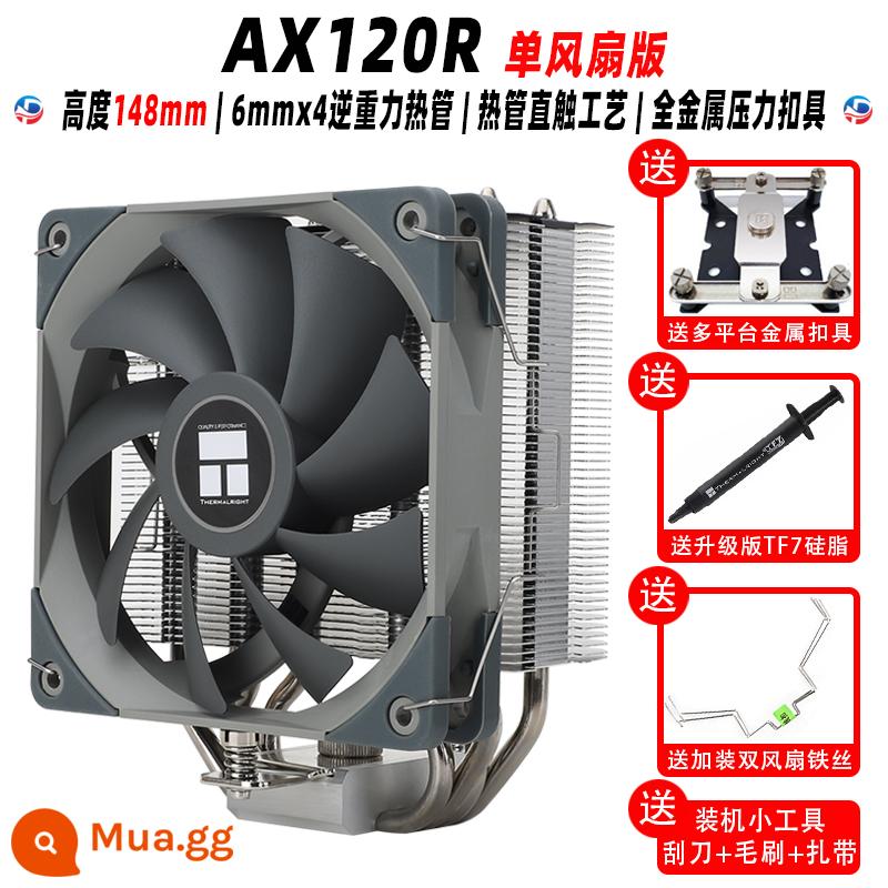 Limin AX120R SE AS120 AK120 PLUS TRẮNG ARGB vỏ chính CPU tản nhiệt máy tính - AX120R phiên bản mới với TF7 + cạp + chổi