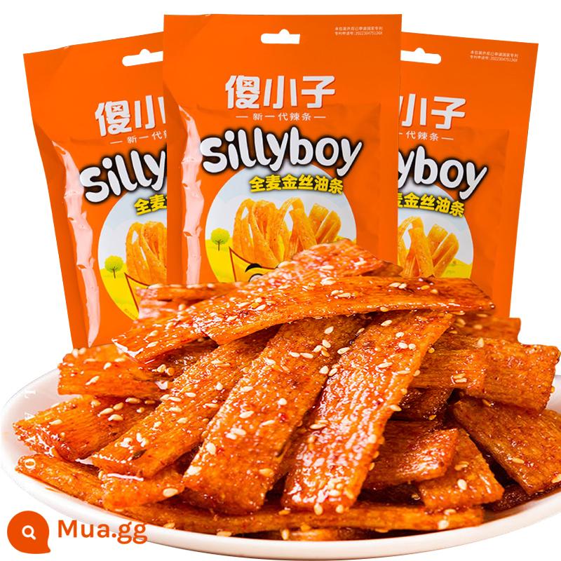 Silly Boy Boutique Đậu phụ tẩm ngũ vị khô thơm - Bột mì cay nguyên hạt 90g*3 gói