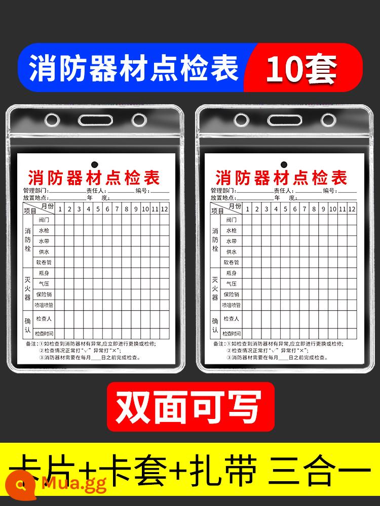Thẻ kiểm tra bình chữa cháy thẻ hồ sơ thiết bị chữa cháy thẻ kiểm tra điểm thẻ đăng ký dấu hiệu nhận dạng lửa vòi cứu hỏa bộ thẻ trong suốt thẻ kiểm tra định kỳ hàng tháng hộp cứu hỏa nhãn kiểm tra hàng năm nhãn dán tùy chỉnh - 10 bộ/thẻ kiểm tra thiết bị chữa cháy (hai mặt giống nhau) thẻ + ngăn đựng thẻ + dây buộc cáp