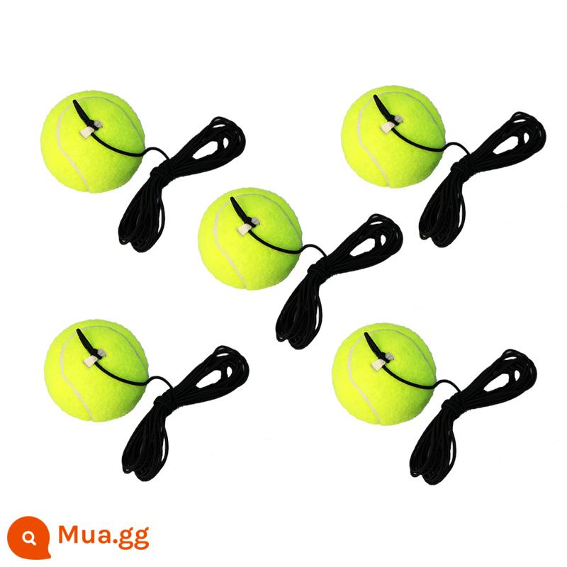 Dòng nhạc tennis duy nhất Rebound Độ đàn hồi cao và đào tạo Tutoring Huấn luyện cơ sở Cạnh tranh cơ sở - 5 quả bóng tennis có dây