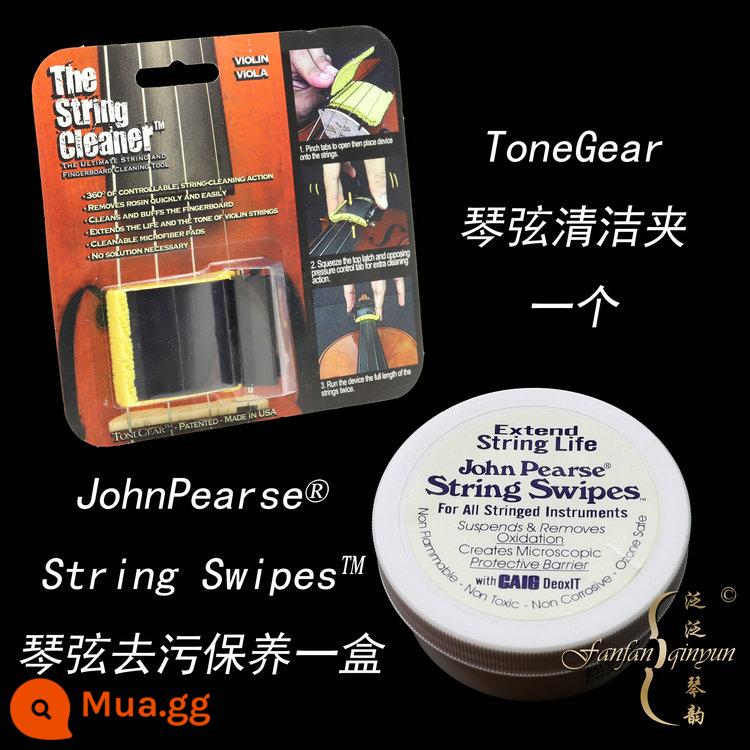 [Four Crowns] Vệ sinh và bảo dưỡng dây JOHN PEARSE chính hãng của Mỹ để loại bỏ bụi bẩn và tăng tuổi thọ - Tonegear+ phiên bản đóng hộp (30 viên)