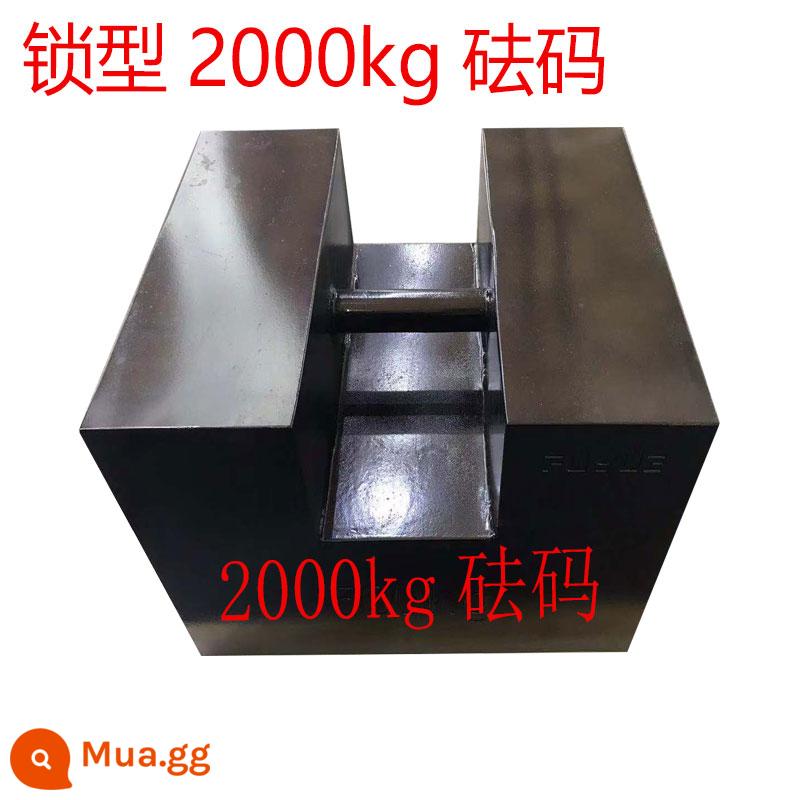 Trọng lượng 25kg pháp mã gang tiêu chuẩn khóa thang máy loại đối trọng thể lực cân chỉnh 20kg kg tấn kg trọng lượng sắt - Quả cân thép khóa 2000