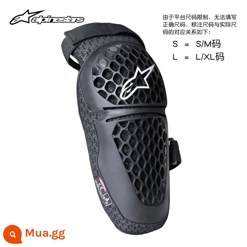 Một ngôi sao alpinestars đầu máy miếng đệm đầu gối khuỷu tay hiệp sĩ đồ bảo hộ đầu máy thiết bị đua cưỡi thoáng khí mùa hè - Một cặp miếng đệm đầu gối