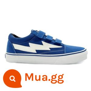 Uncle Si Chaoshe REVENGE X STORM Revenge Storm Flame Lightning Giày Low Top Giày vải Giày trượt ván - Hàng có sẵn Velcro màu xanh