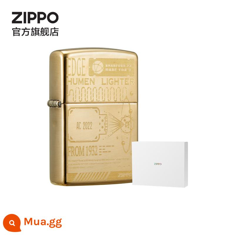 ZIPPO Chính Thức Flagship Store Kho Báu Vũ Trụ Bộ Danh Thiếp Dầu Hỏa Chống Gió Bật Lửa Nam Gửi Quà Tặng Bạn Trai - Bộ danh thiếp vũ trụ máy mới không dầu