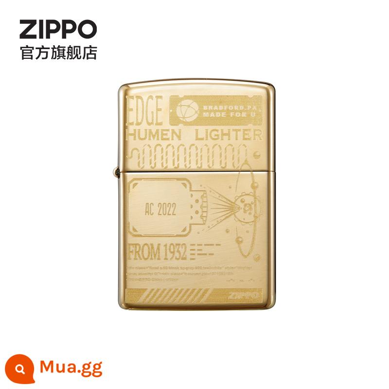 ZIPPO Chính Thức Flagship Store Kho Báu Vũ Trụ Bộ Danh Thiếp Dầu Hỏa Chống Gió Bật Lửa Nam Gửi Quà Tặng Bạn Trai - Danh thiếp vũ trụ máy mới không dầu