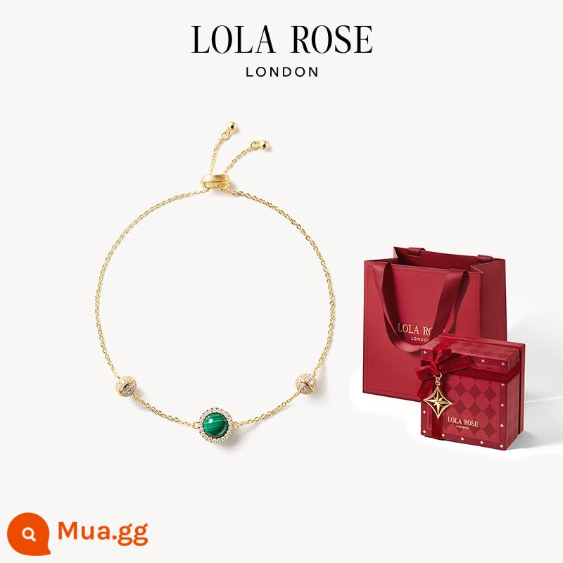 Lola Rose Lola Rose Nhật Tâm Nói về Chuyển Hạt cho Nữ 2023 Mới Niche Light Sang Trọng Quà Tặng Năm Mới - Hộp Quà Sao Malachite