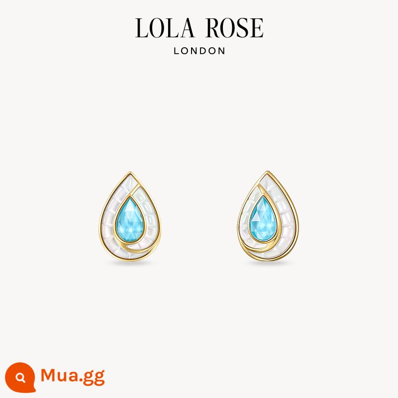 Lola Rose Lola hoa hồng tai kim nữ cao cấp khí chất retro thích hợp quà tặng sinh nhật năm mới - Ngọc lam-LR60313