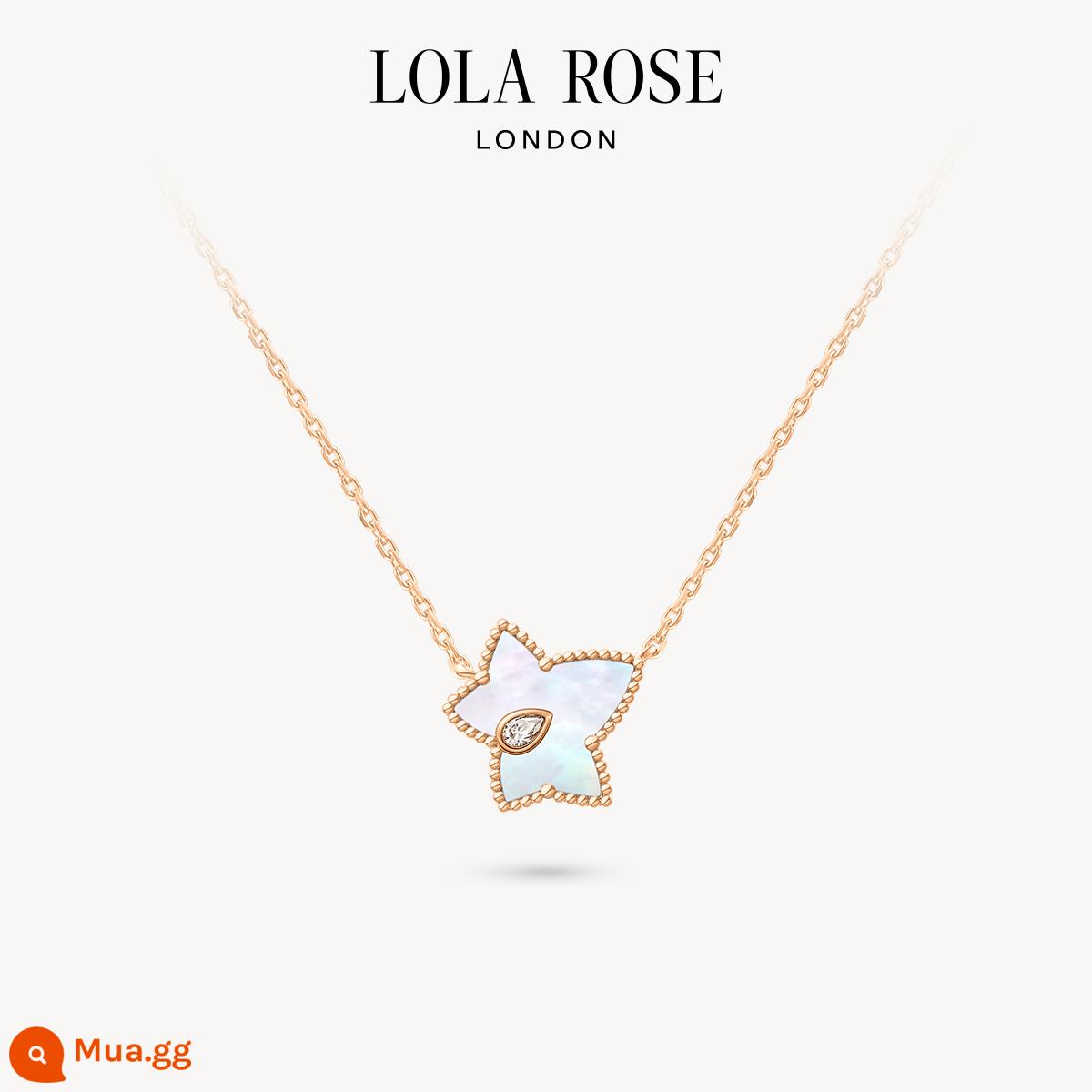 Lola Rose Lola Rose Vòng cổ thường xuân nữ 2023 Phổ biến Niche Light Luxury Ngọc trai cao cấp - Xà cừ trắng-LR50040