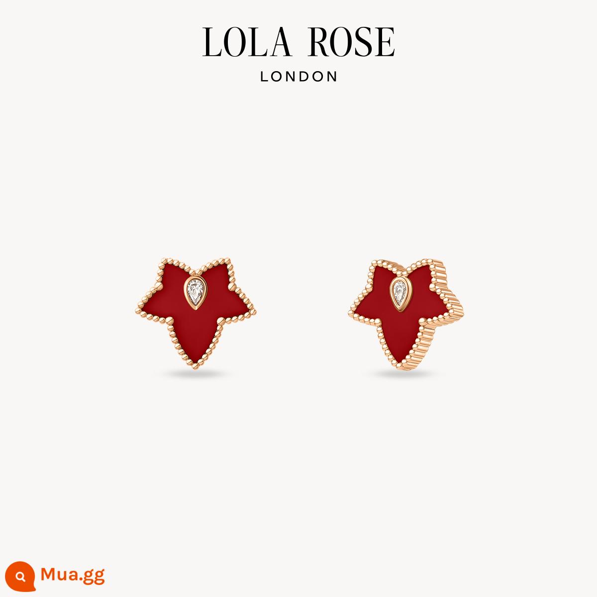 Lola Rose Lola Rose Bông tai thường xuân Bông tai nữ phổ biến Niche Sang trọng Quà tặng năm mới - Carnelian-LR60037