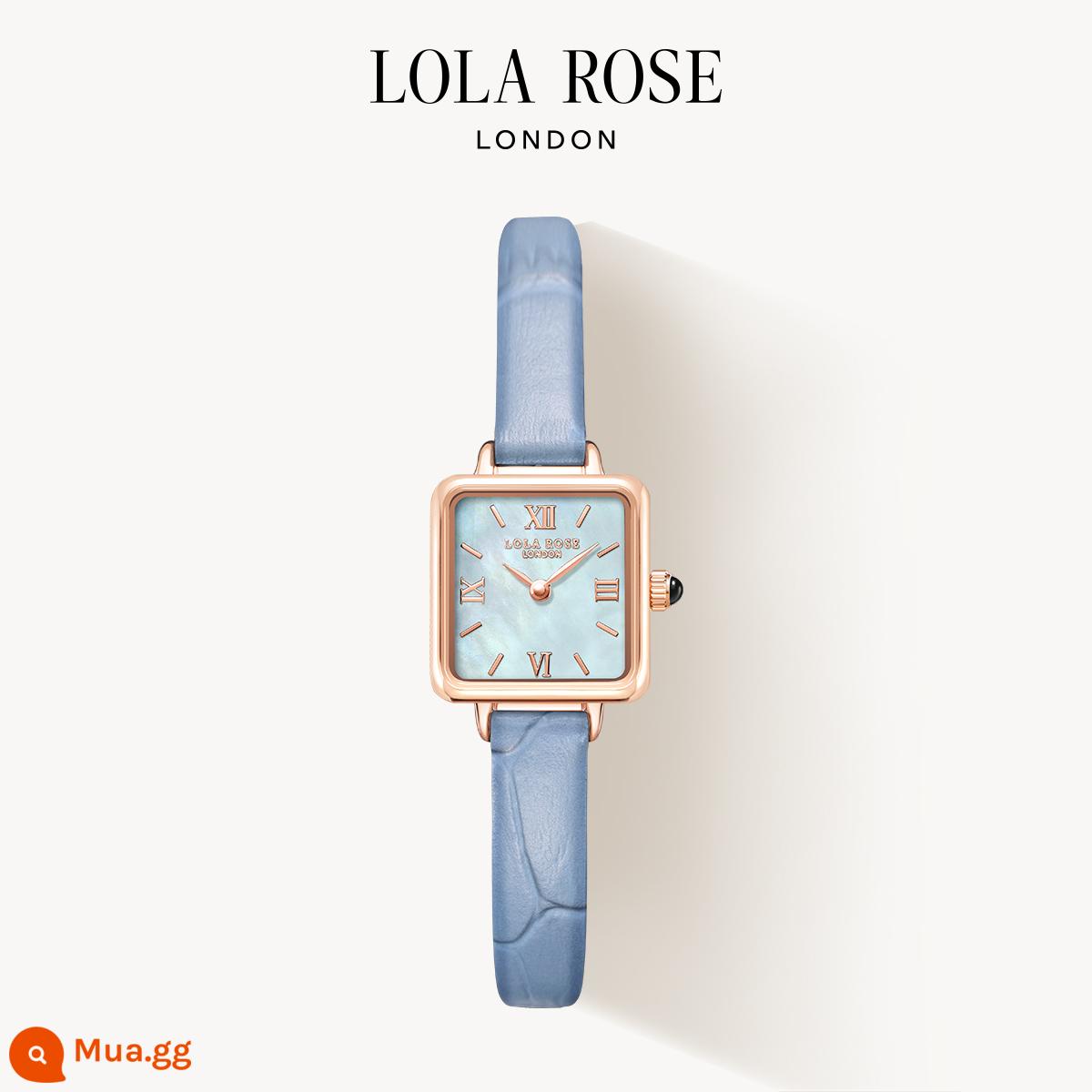 Đồng hồ nữ nhỏ màu nâu Lola Rose khí chất retro đồng hồ nữ mẫu 520 quà tặng cho bạn gái - Hàu mẹ xanh-LR2232