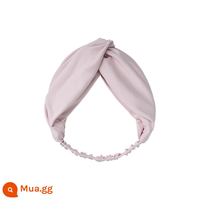 Ubras Pháp kink đàn hồi cao rửa mặt nạ trang điểm thoải mái không chặt headband headband thun đô nữ - Màu khói phong lan