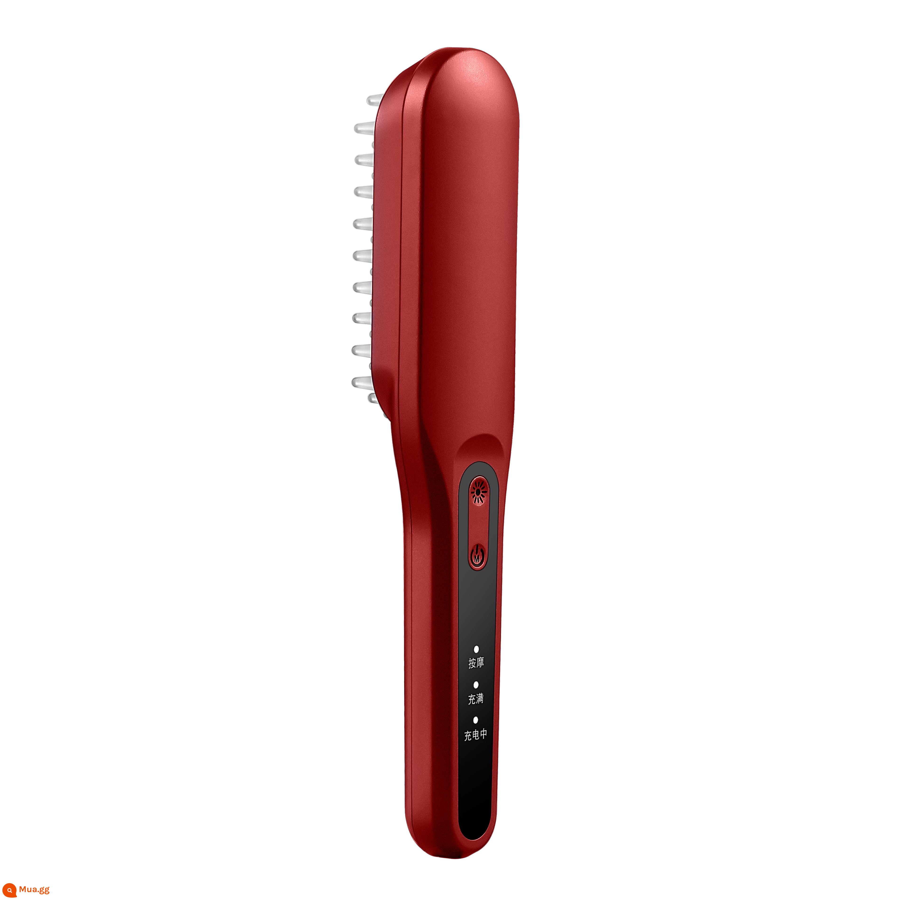 Xiaomi Youmagenta Ánh Sáng Tần Số Vô Tuyến Lược Da Đầu Applicator Chăm Sóc Sức Khỏe Tóc Massage Đầu Chống Rụng Tóc Thiết Bị Tăng Trưởng Tóc - Màu đỏ cơ bản [Massage rung + đèn đỏ và xanh]