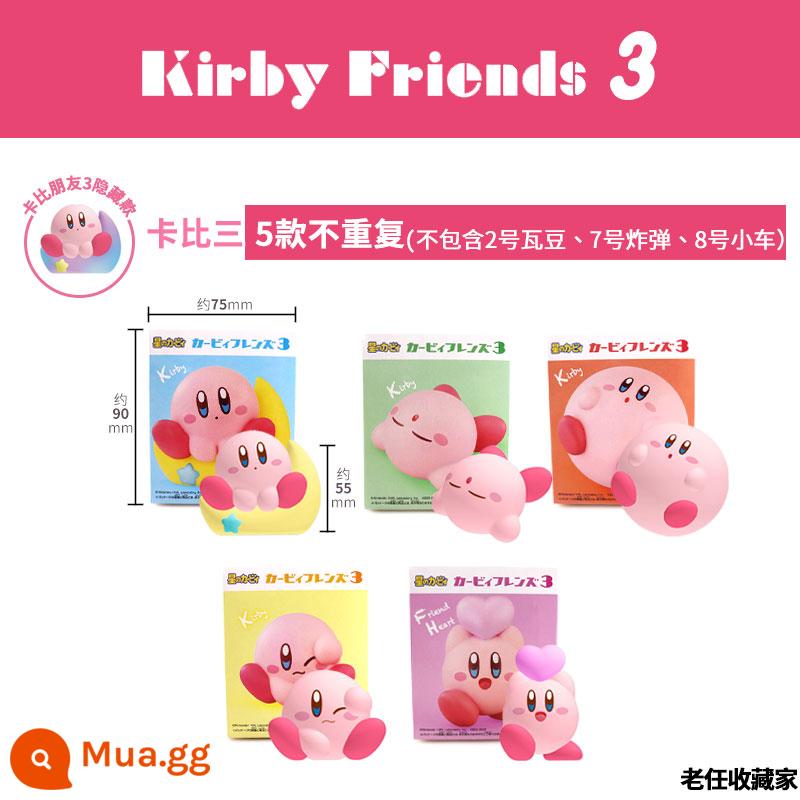 Điểm Chính Hãng Bandai Kirby Star Kirby Friends 2 Thực Phẩm Chơi Mù Hộp Búp Bê Vật Trang Trí Mô Hình Mỡ Kirby Thứ Hai Quả Bom - Kirby 3 có 5 phong cách độc đáo (không bao gồm ô số 2, ô tô số 8 và bom số 7)