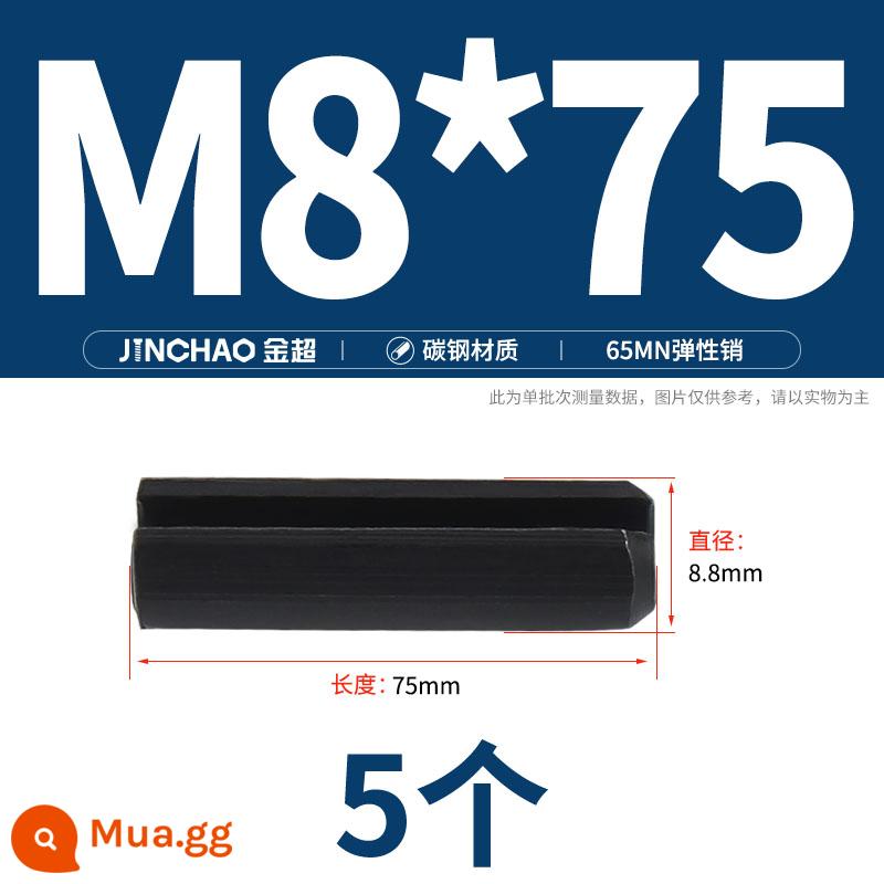 Jinchao 65MN đàn hồi pin mở pin lò xo pin hình trụ pin rỗng pin định vị pin trục pin M2M3M4M5M6M8 - M8*75(5 cái)