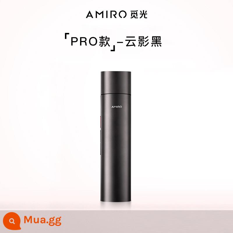 [38 Pre-sale] AMIRO Seeking Light Dụng cụ làm đẹp RF sâu Mô hình luật gia đình Dụng cụ RF nâng và làm săn chắc khuôn mặt - [Phiên bản PRO] Nâng cơ và săn chắc ※Awaken collagen★Cloud Shadow Black