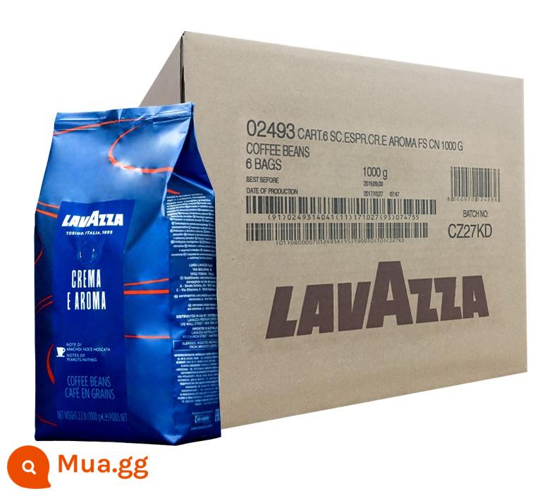 Hạt cà phê Lavazza êm dịu và cực đậm đà, cà phê espresso nhập khẩu chính hãng Lavazza Ý 1kg bột xay - Hạt cà phê êm dịu*6 gói [25 tháng 8]