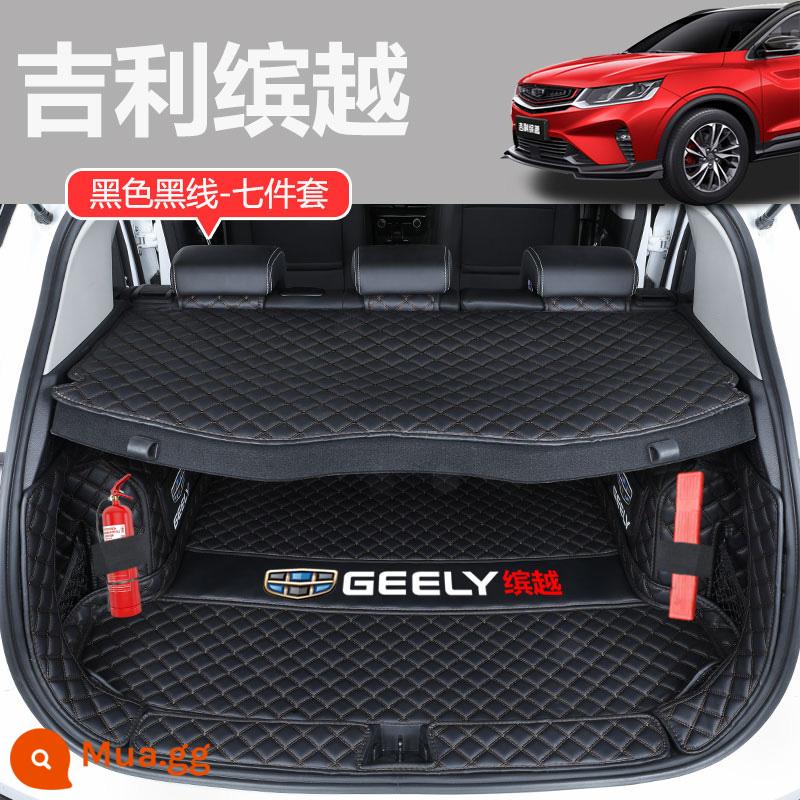 Thích hợp cho 21 mẫu Thảm cốp xe Geely Binyue được bao quanh hoàn toàn Thảm ngăn sau ô tô đặc biệt Binyue PRO năng lượng mới - Bao quanh toàn bộ + thảm sàn trên ◇ [đường đen đen] Binyue