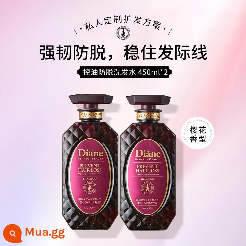 Bộ dầu gội dưỡng tóc Moist Diane Beauty ngăn ngừa rụng tóc dày đặc - Dầu gội kích thích mọc tóc 450ml*2