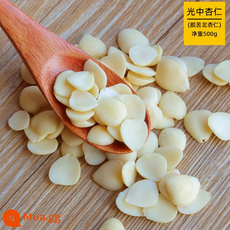 Chengde South Almond Slices 500g Raw Peeled Original Shantou Đắng Khô North and South White Sweet Almonds Nuts Ăn được Flagship Store - Hạnh nhân Quảng Trung (hạnh nhân phương bắc khử đắng) 500g