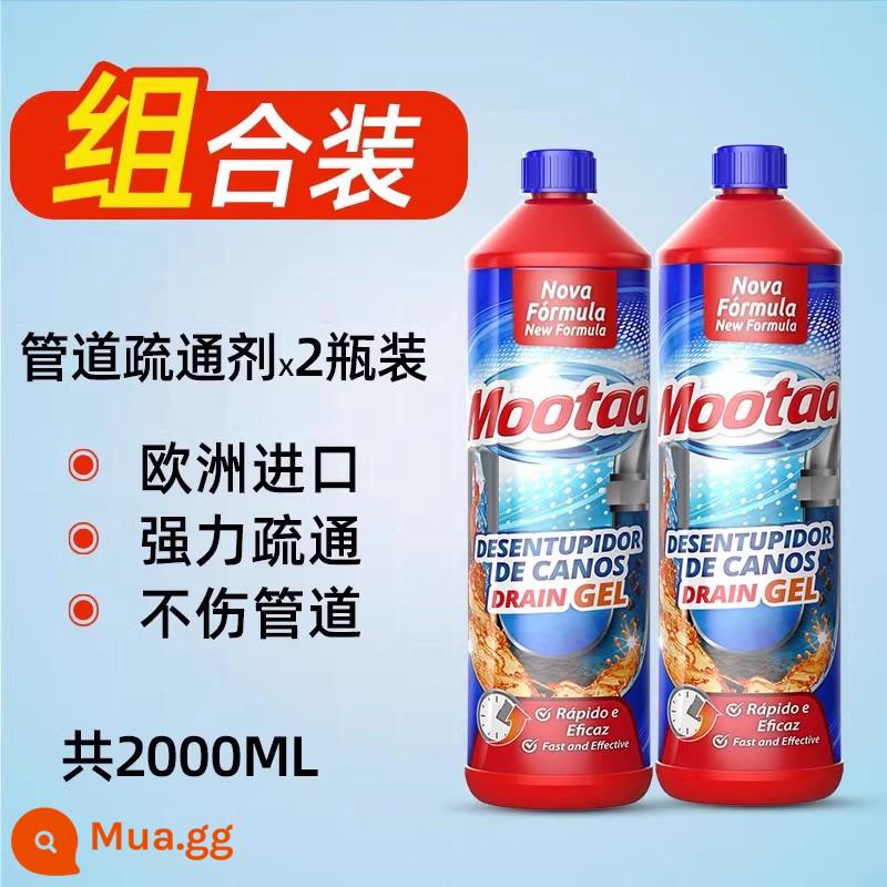 [Được các chuyên gia khuyên dùng] Mootaa Pipe Unblocker là một công cụ thần kỳ để thông cống, nhà vệ sinh và đánh tan tắc nghẽn tóc - 2000ml