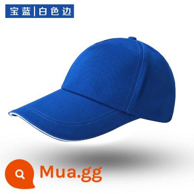 Mũ quảng cáo logo tùy chỉnh mũ tình nguyện đạt đỉnh mũ in du lịch mũ lưới mũ công sở mũ sinh viên nhóm mũ - Mẫu bông xanh