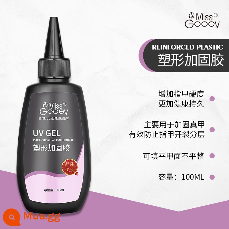 Keo nối dài móng không đau keo quang trị liệu đa chức năng mô hình gia cố dính khoan keo 100g công suất lớn shop nail chuyên dụng - Keo gia cố định hình (nạp 100ml)