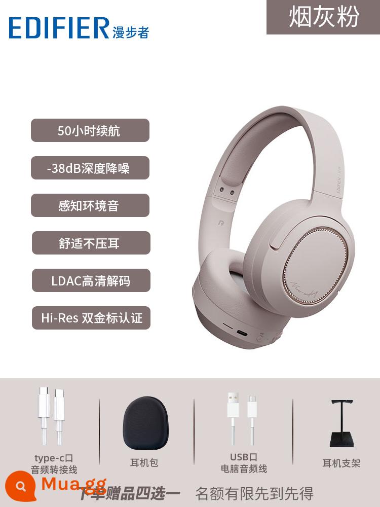 Tai nghe Bluetooth không dây Edifier Huazai FreePro chống ồn chủ động gắn trên đầu cho Huawei Xiaomi Apple - bột bồ hóng