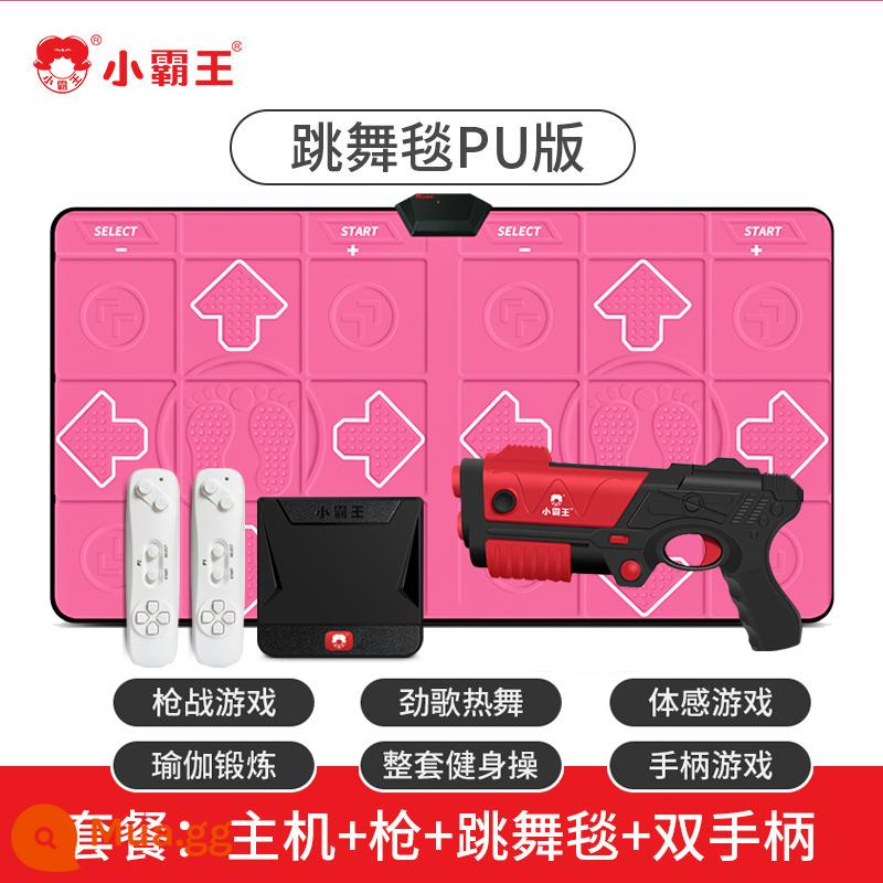 Little Overlord Double Wireless Dancing Chăn Bảng điều khiển trò chơi gia đình HD Somatosensory với TV độ nét cao Máy khiêu vũ đường phố thể thao dành cho trẻ em Chạy chăn Máy Arcade hoài cổ cổ điển Máy màu đỏ và trắng Contra - Thảm nhảy bột PU + tay cầm cảm giác cơ thể + súng cảm giác cơ thể + nhảy 3D + yoga + trò chơi