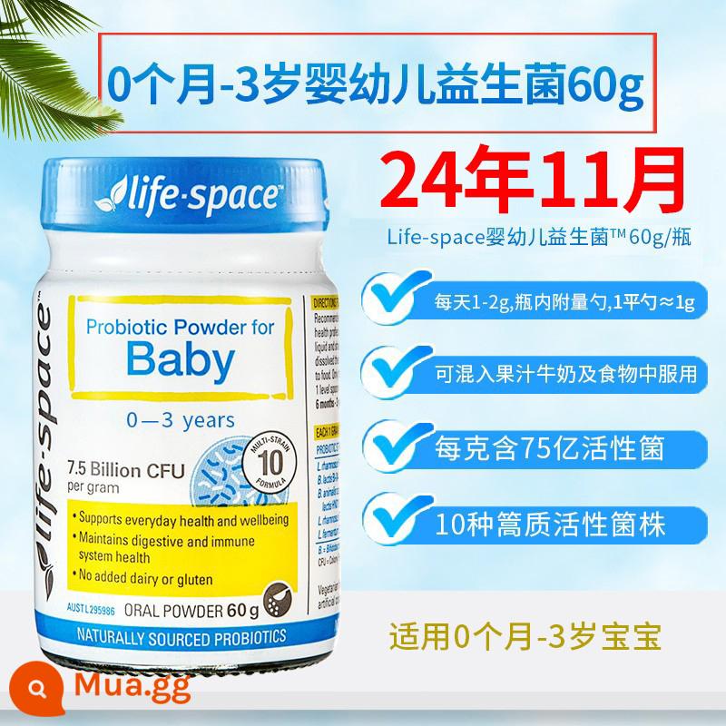 Úc mua bột men vi sinh Life Space trẻ em 3-12 tuổi - màu vàng