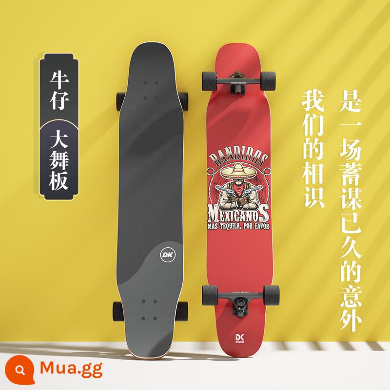 deckwar dài ván trượt cô gái người mới bắt đầu khiêu vũ ban đường bàn chải chàng trai đường phố người lớn chuyên nghiệp đôi cong vênh xe tay ga - cao bồi