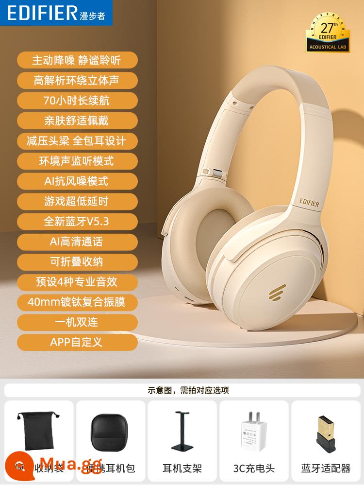 Edifier MT6 giảm tiếng ồn chủ động Tai nghe Bluetooth tai nghe tai nghe không dây 2023 new w820 game nb - Yunyanbai