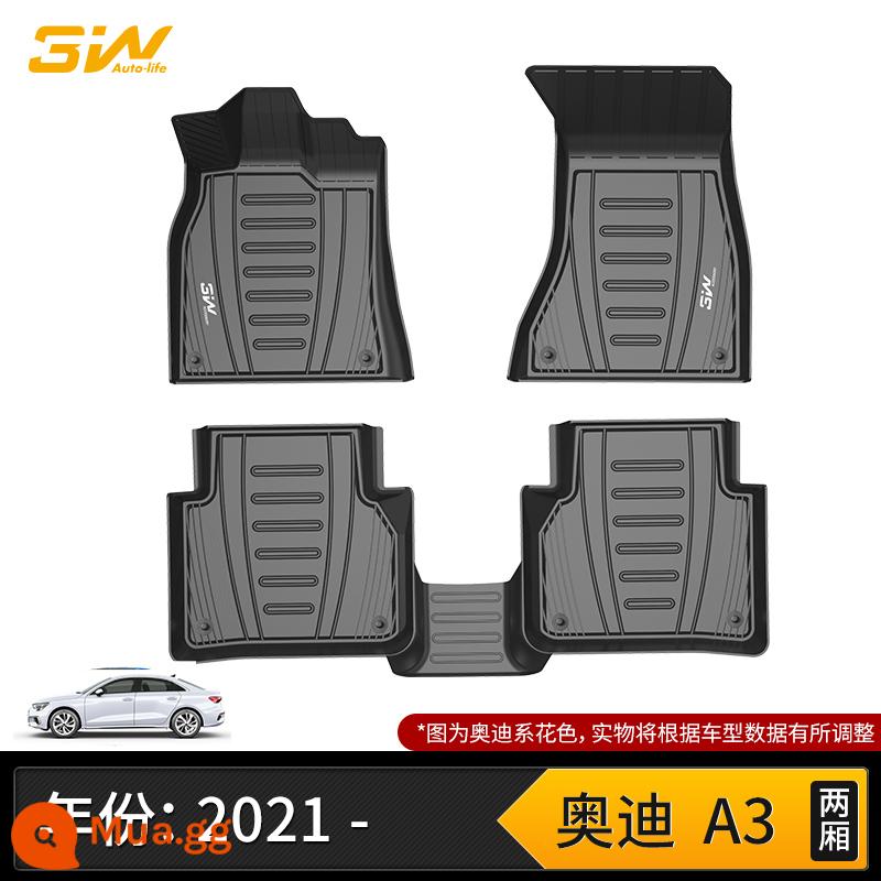 Thảm lót sàn TPE full 3W phù hợp với phiên bản Audi hatchback sedan A3 A3L S3 RS3 phiên bản đặc biệt 2022 - Mẫu mới [21-23 mẫu] Thảm lót sàn Audi A3 (phiên bản hatchback)