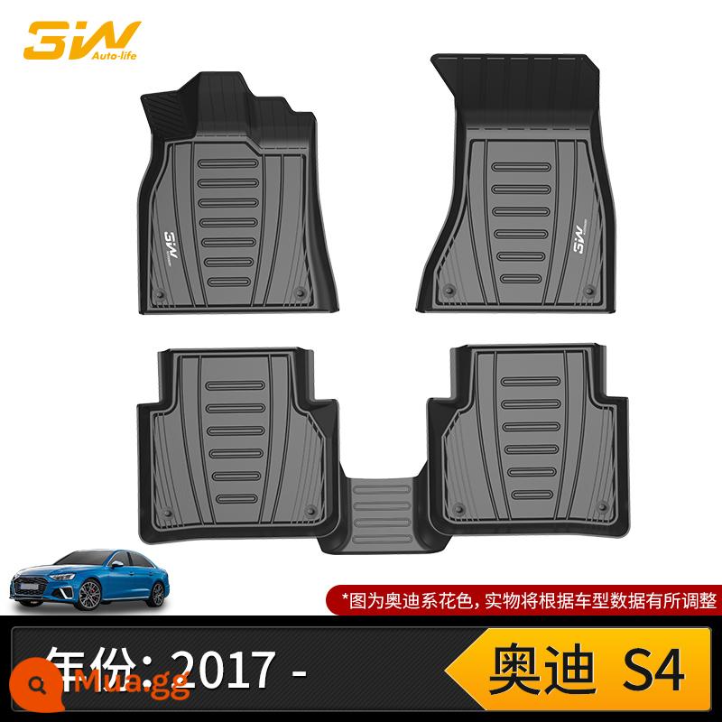 3W full TPE thích hợp cho thảm trải sàn Audi A3LA4L A6L A7L Q2L Q3Q4 Q5L Q7Q8 RS4 S3 - Thảm lót sàn Audi S4 (17-24 mẫu)