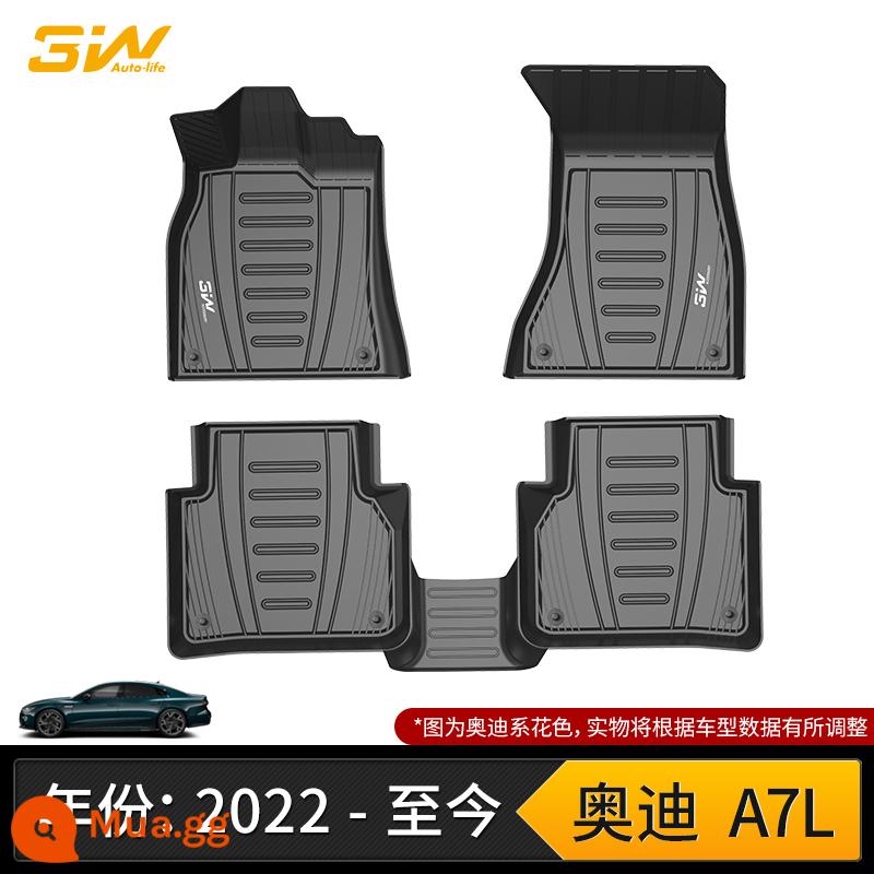 3W full TPE thích hợp cho thảm trải sàn Audi A3LA4L A6L A7L Q2L Q3Q4 Q5L Q7Q8 RS4 S3 - Thảm lót sàn Audi A7L full TPE (22-24 mẫu)