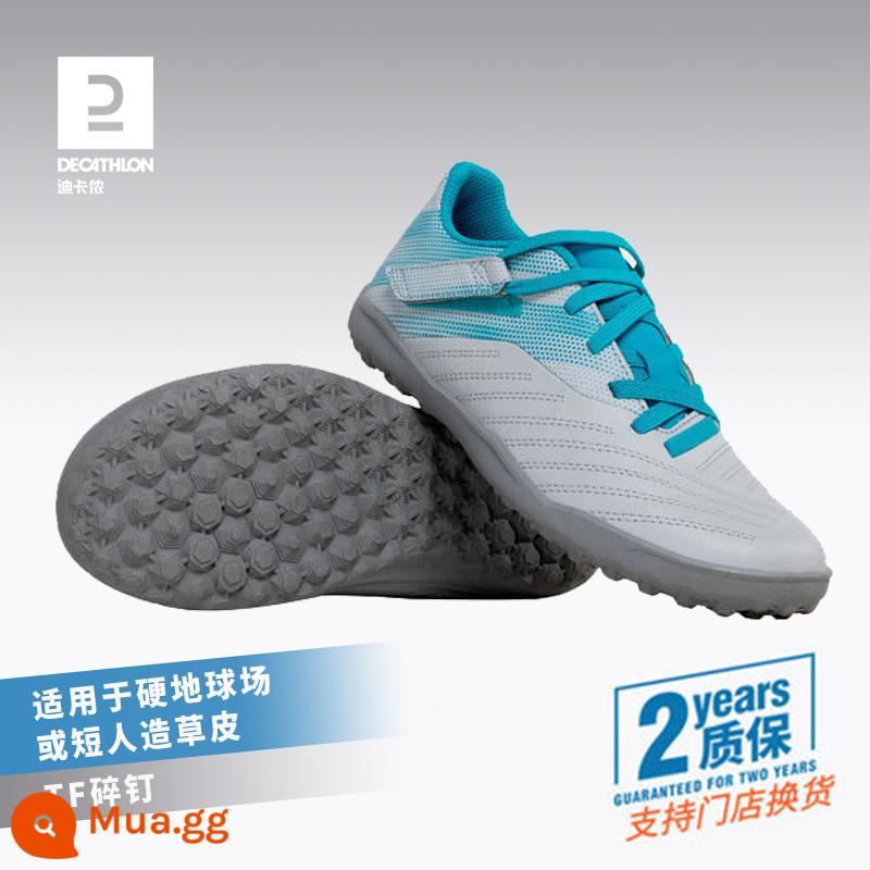 Decathlon Children's Bootball ENTRY - [TF Broken Nails] Màu xám kiểu Velcro