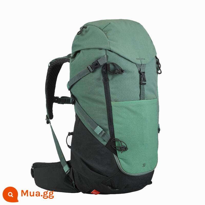 Decathlon Ba Lô Ba Lô Ngoài Trời Nam Đi Bộ Đường Dài Leo Núi Chuyên Nghiệp Túi Chống Nước Nữ Dung Tích Lớn ODAB - Giữa Xuân Xanh-30L