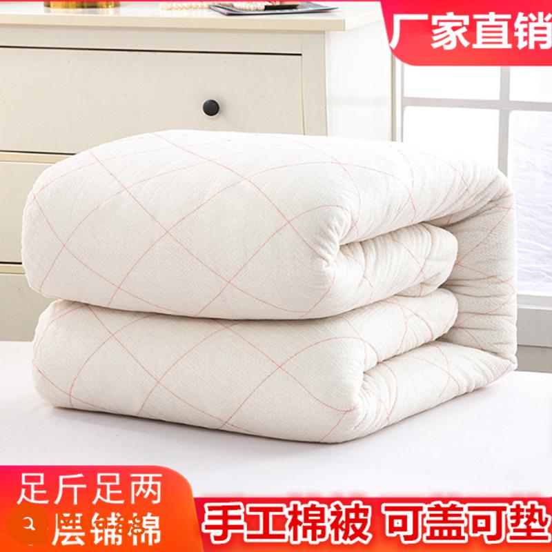 Sinh viên ký túc xá ký túc xá cotton nệm đơn 1,2 1,5 mét nệm đôi 1,8m tấm chăn bông bằng giường bông - 3 cân (siêu mẫu)